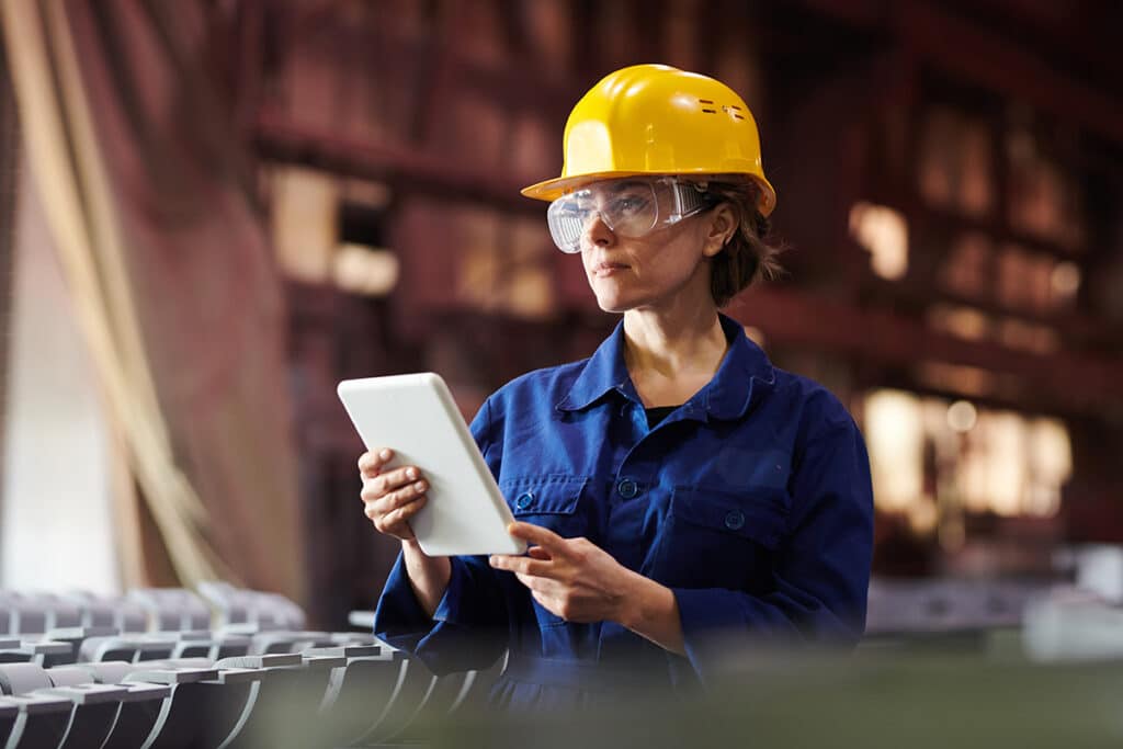 Female Manufacturing Worker